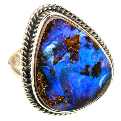Boulder Opal 925 Sterling Silver Ring Size 6 (925 Sterling Silver) RING137403
