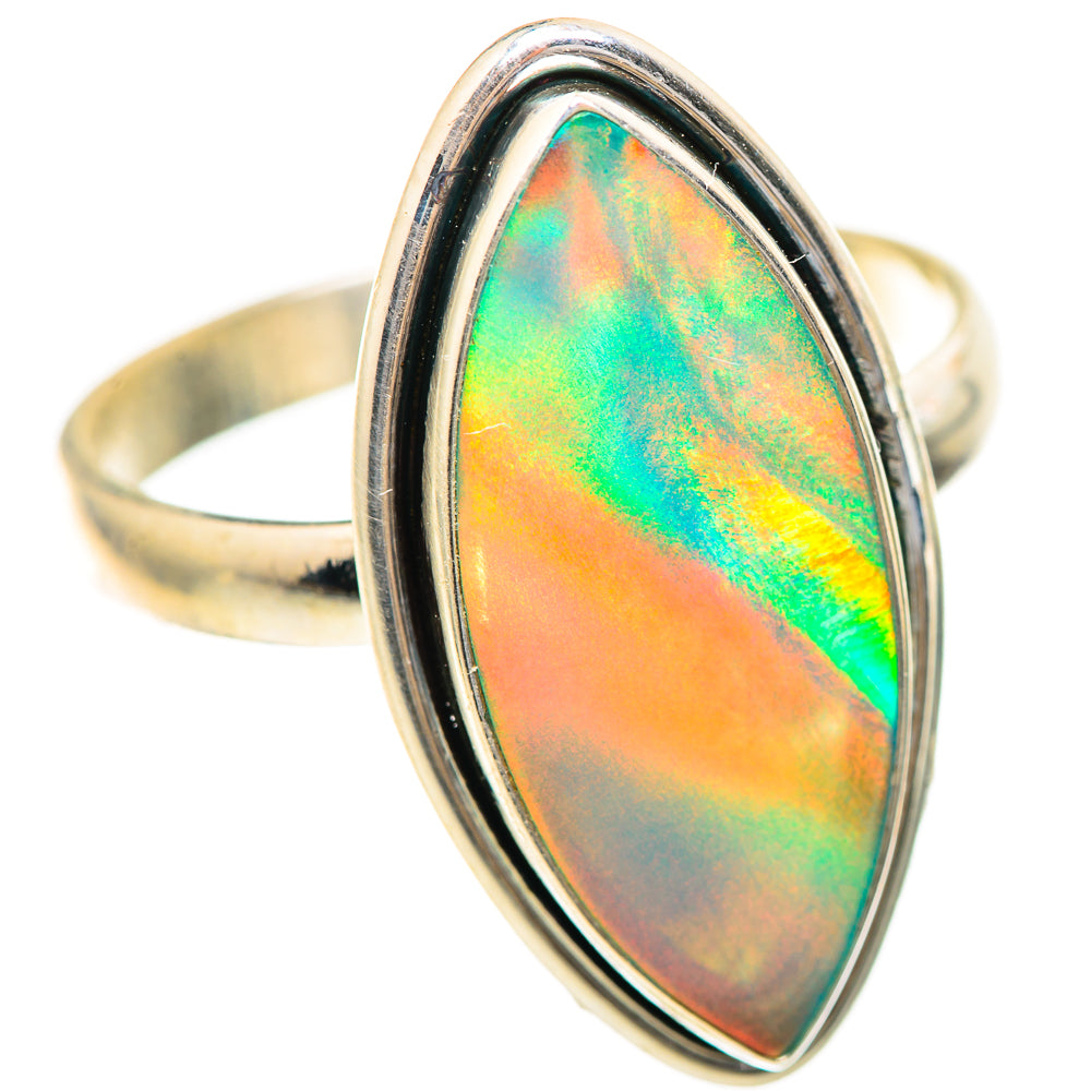 Aura Opal 925 Sterling Silver Ring Size 11.75 Ana Co R136339