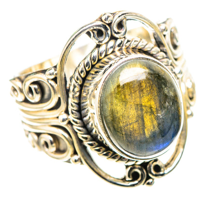 Labradorite 925 Sterling Silver Ring Size 8.2 (925 Sterling Silver) RING137481