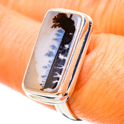 Scenic Dendritic Agate Ring Size 7 (925 Sterling Silver) RING135284