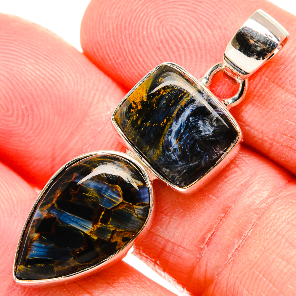 Pietersite Pendant 1 3/4" (925 Sterling Silver) PD36801