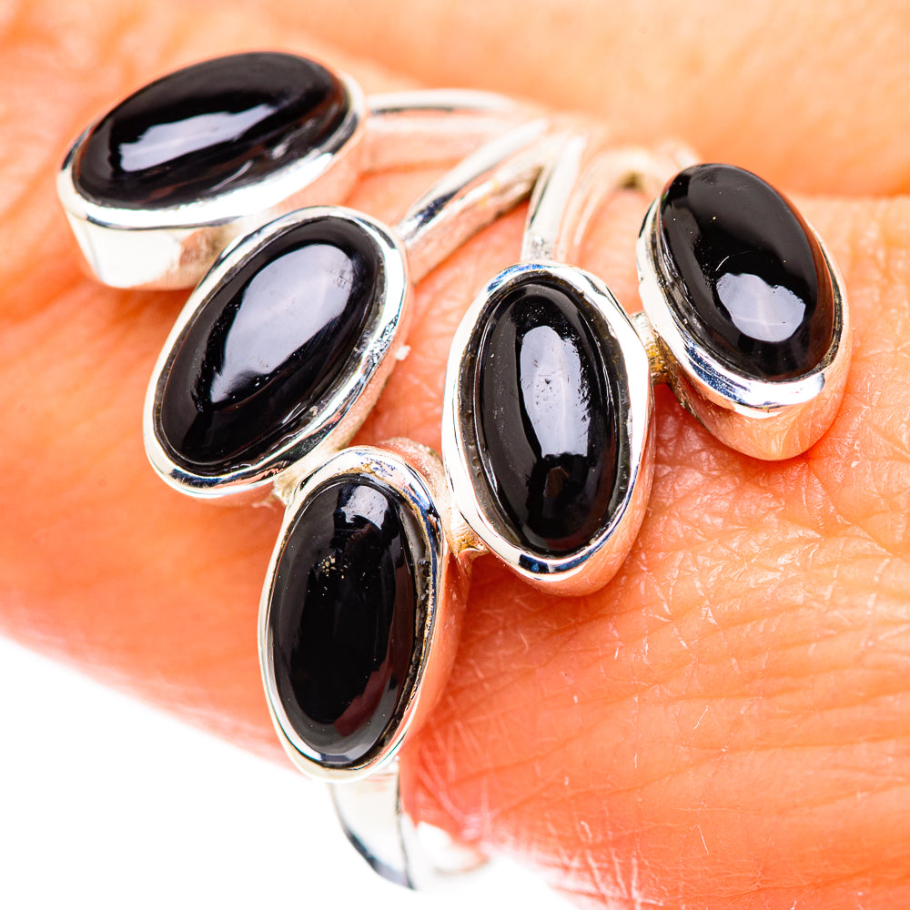 Black Onyx Ring Size 9.75 (925 Sterling Silver) RING136218