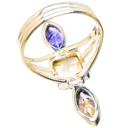 Rainbow Moonstone, Tanzanite Ring Size 9.75 (925 Sterling Silver) RING135828