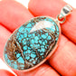 Tibetan Turquoise Pendant 2" (925 Sterling Silver) PD36878