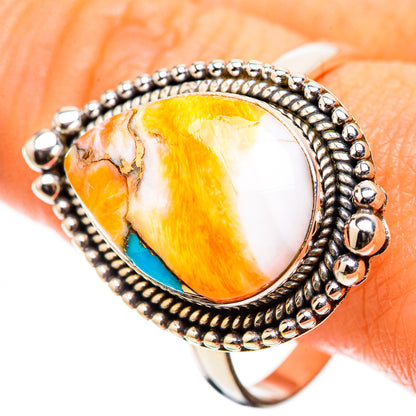 Ana Silver Co Spiny Oyster Turquoise Ring Size 13 (925 Sterling Silver)