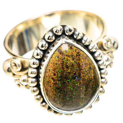 Andamooka Opal Ring Size 7 (925 Sterling Silver) RING137074