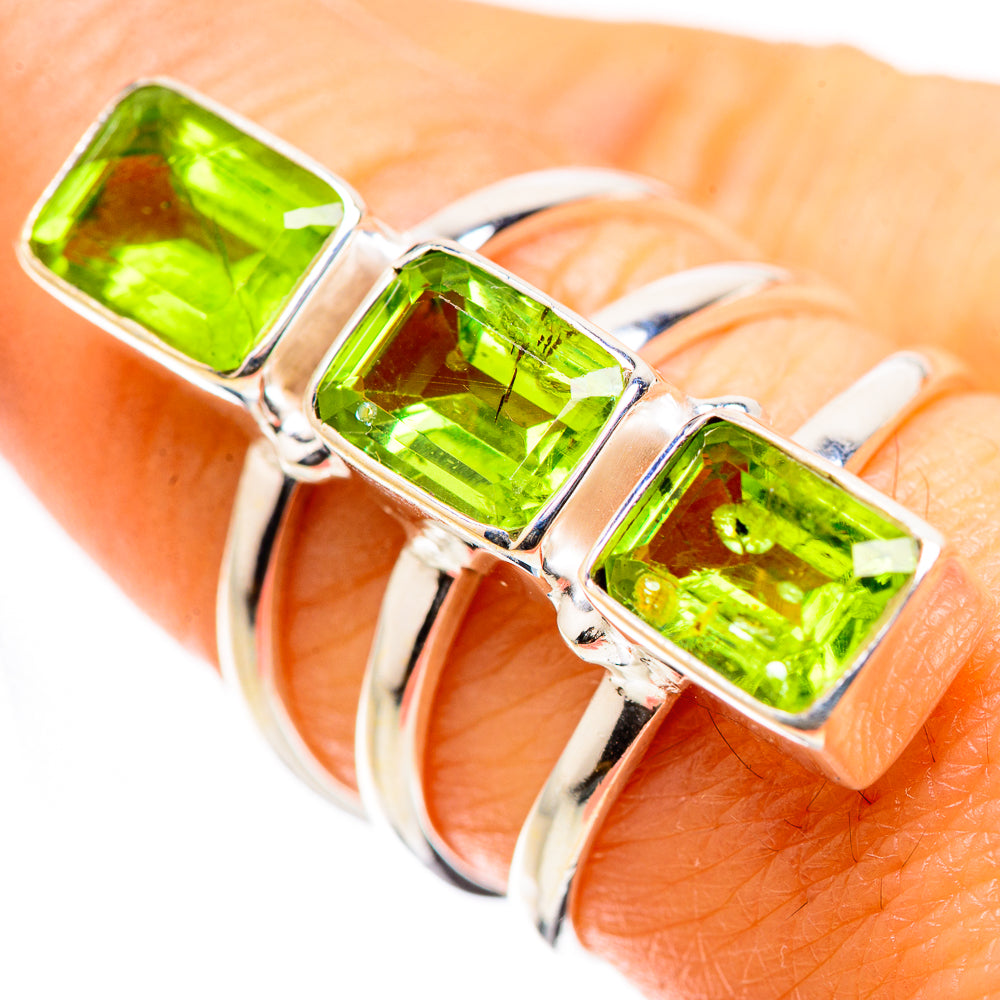 Ana Silver Co Peridot Ring Size 8 (925 Sterling Silver)