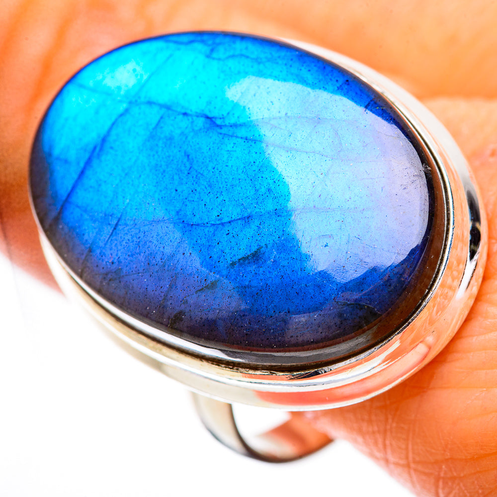Large Labradorite Ring Size 11 (925 Sterling Silver) RING135934