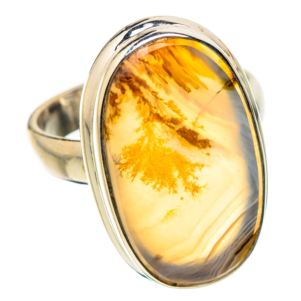 Ana Silver Co Scenic Dendritic Agate Ring Size 6 (925 Sterling Silver)