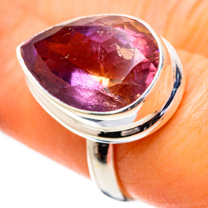 Faceted Ametrine Ring Size 7.25 (925 Sterling Silver) RING135247