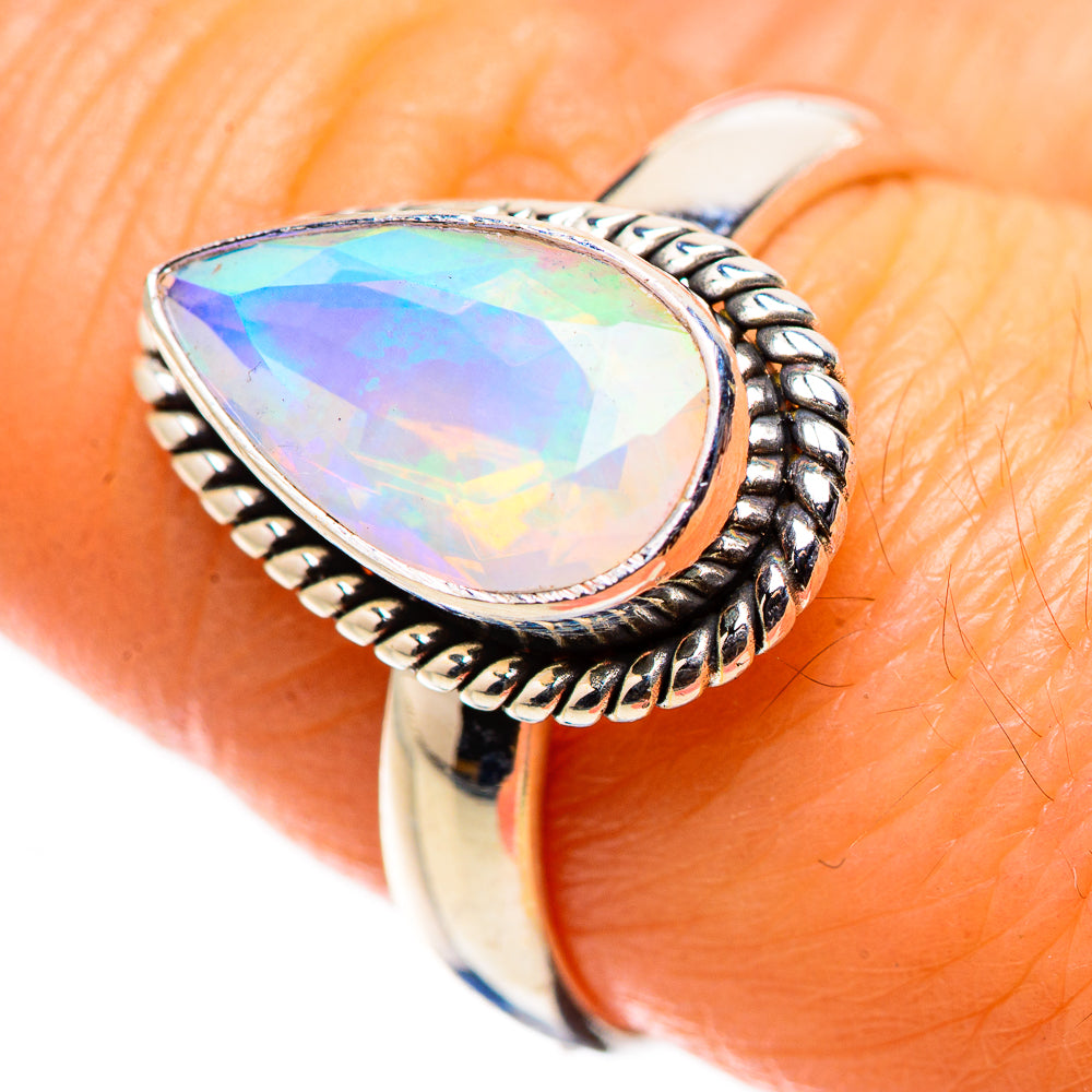 Ethiopian Opal Ring Size 8 (925 Sterling Silver) RING135686