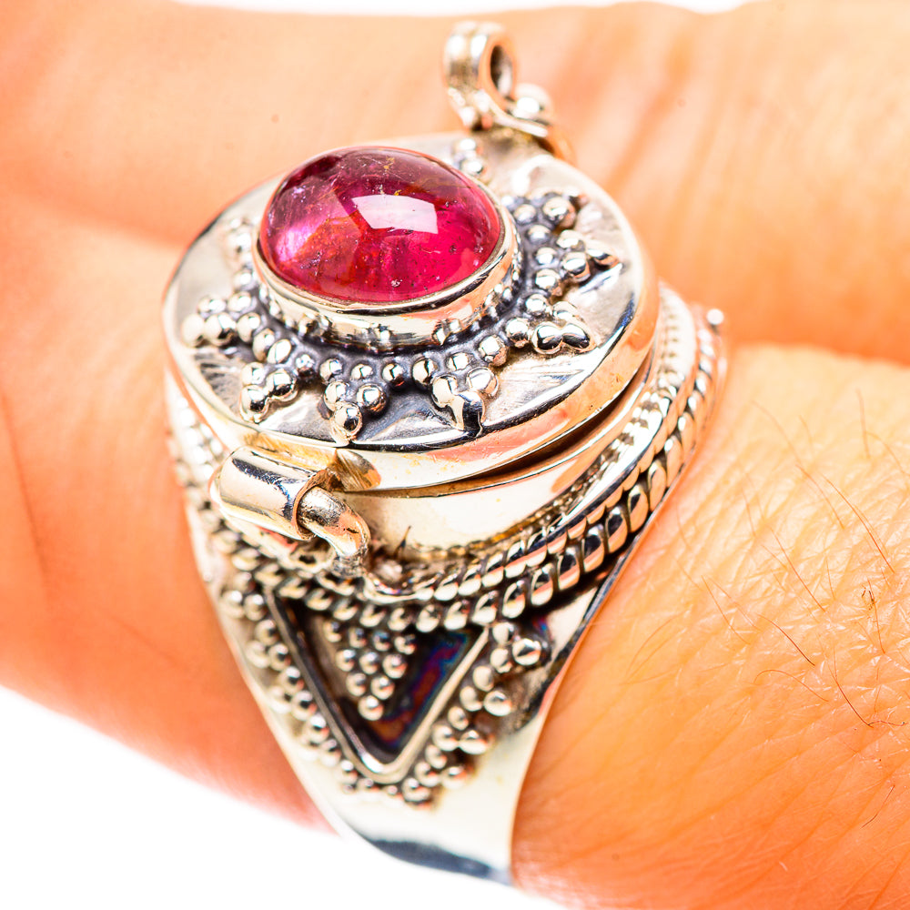 Poison Pink Tourmaline Ring Size 8 (925 Sterling Silver) RING136894