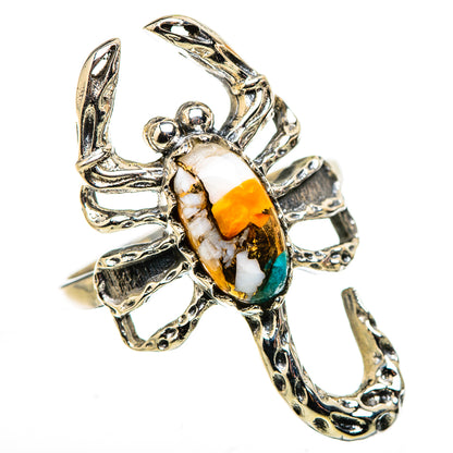 Spiny Oyster Turquoise Ring Size 10 (925 Sterling Silver) RING134877