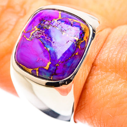 Ana Silver Co Purple Copper Composite Turquoise Ring Size 9 (925 Sterling Silver)