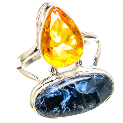 Large Pietersite, Citrine Ring Size 10.5 (925 Sterling Silver) RING136528