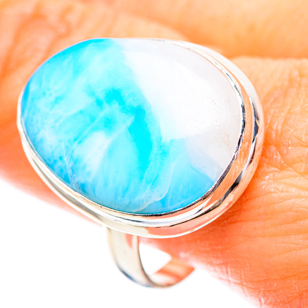 Larimar 925 Sterling Silver Ring Size 11.5 Ana Co R136230