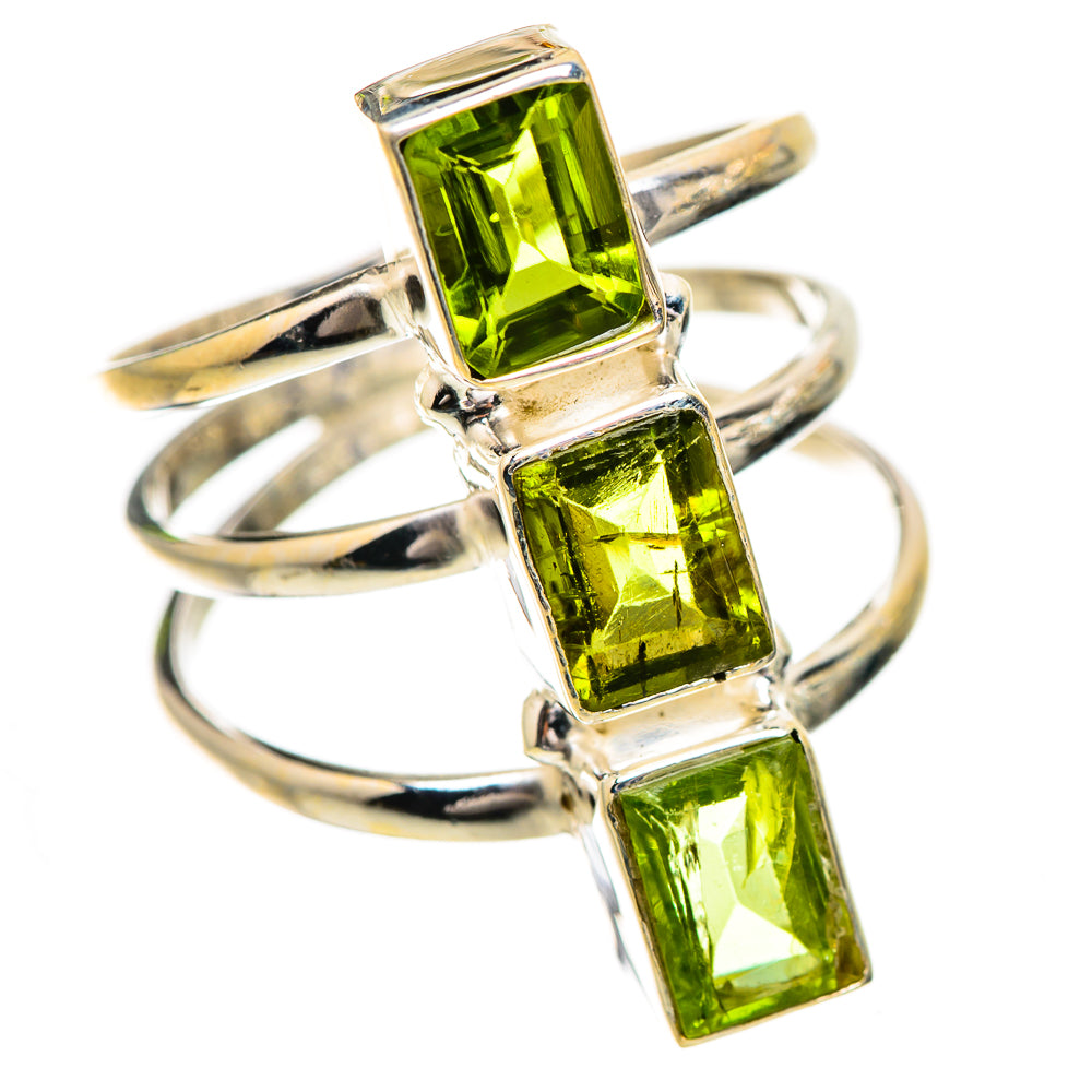Peridot 925 Sterling Silver Ring Size 8.5 Ana Co R135263