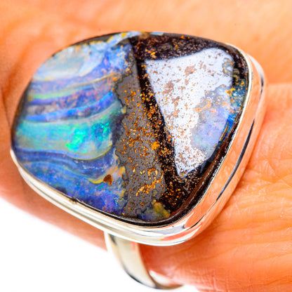 Boulder Opal 925 Sterling Silver Ring Size 9.5 (925 Sterling Silver) RING137771