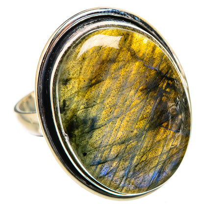 Large Labradorite Ring Size 11 (925 Sterling Silver) RING135579
