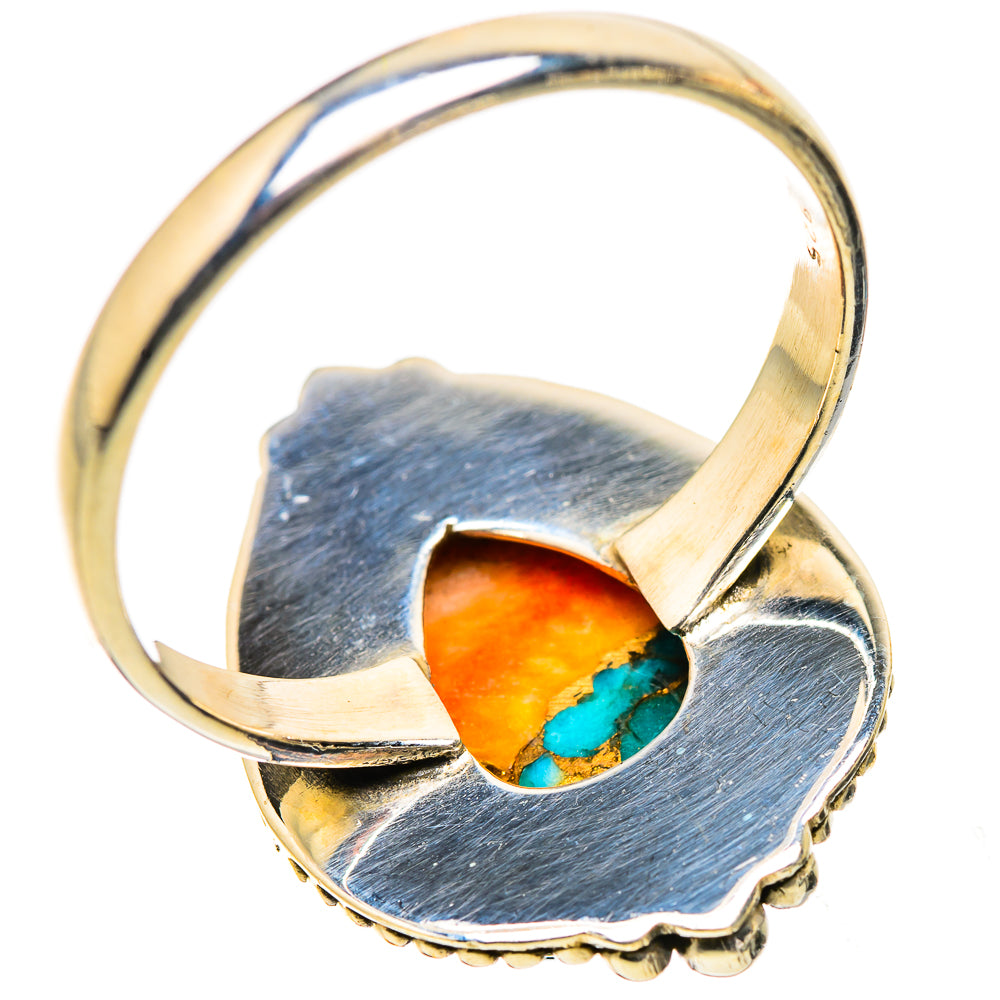 Ana Silver Co Spiny Oyster Turquoise Ring Size 12.75 (925 Sterling Silver)