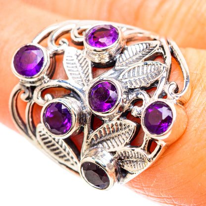 Faceted Amethyst Ring Size 7 (925 Sterling Silver) RING137070