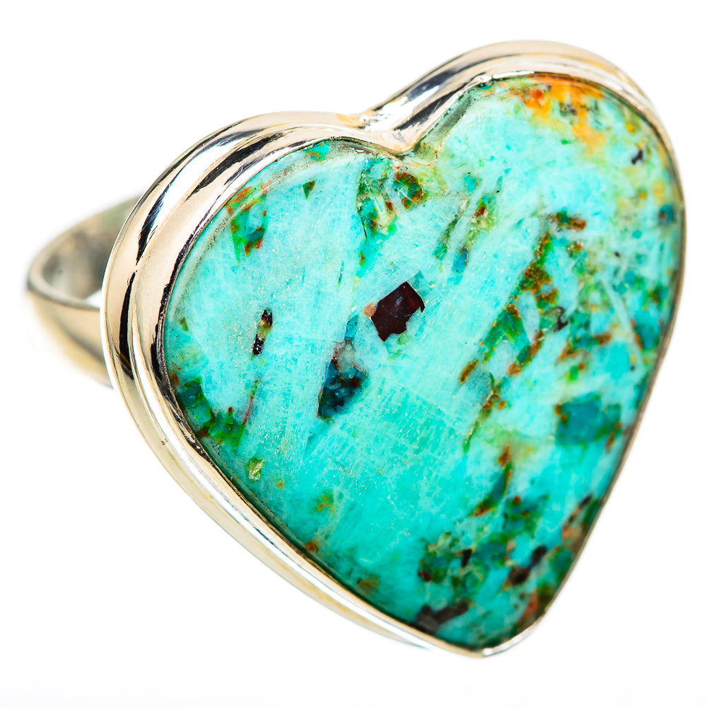 Large Chrysocolla Ring Size 9.75 (925 Sterling Silver) RING135896
