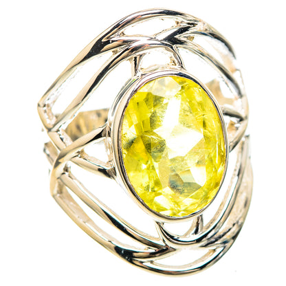 Lemon Quartz Ring Size 6 (925 Sterling Silver) RING137000
