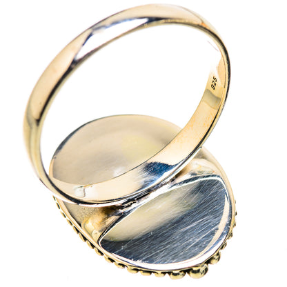 Large Rainbow Moonstone Ring Size 13.25 (925 Sterling Silver) RING135581