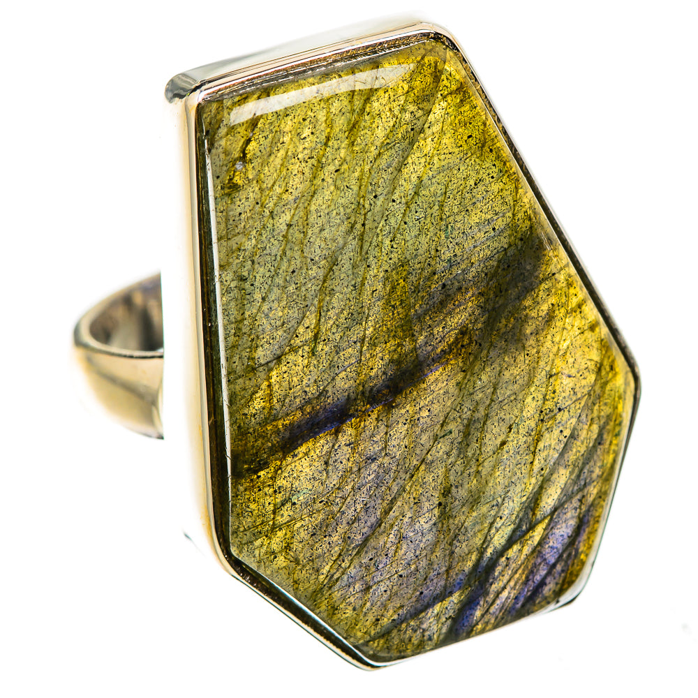 Ana Silver Co Large Labradorite Ring Size 8 (925 Sterling Silver)