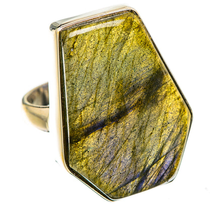 Ana Silver Co Large Labradorite Ring Size 8 (925 Sterling Silver)