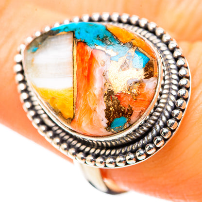 Ana Silver Co Spiny Oyster Turquoise Ring Size 8.25 (925 Sterling Silver)