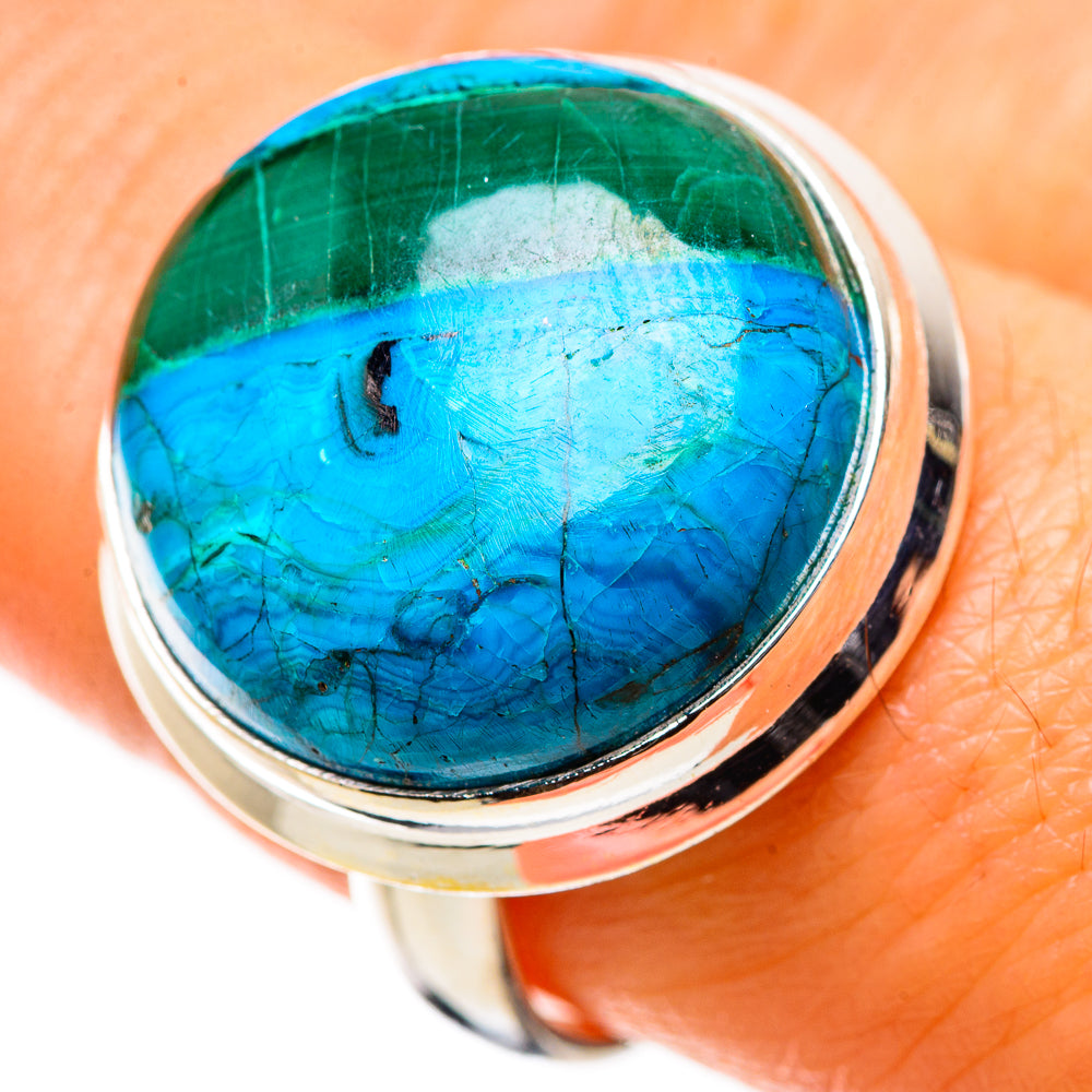 Ana Silver Co Malachite In Chrysocolla Ring Size 8.75 (925 Sterling Silver)