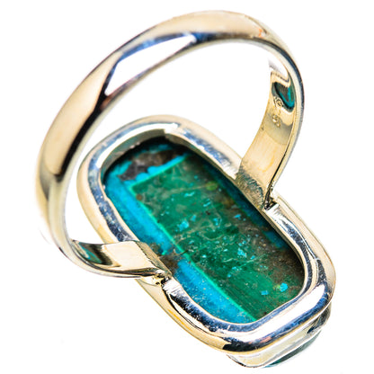 Malachite In Chrysocolla Ring Size 10 (925 Sterling Silver) RING136000