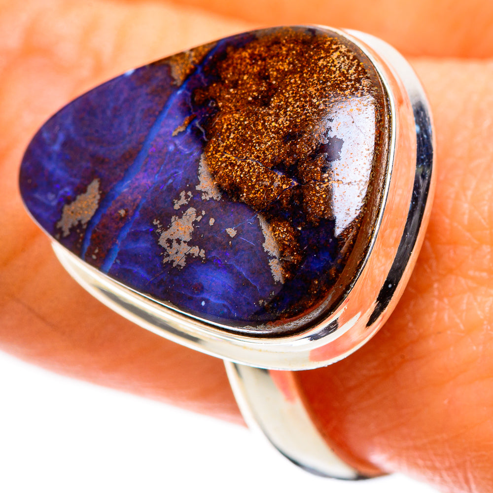 Boulder Opal 925 Sterling Silver Ring Size 9.75 (925 Sterling Silver) RING137616