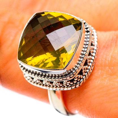 Ana Silver Co Faceted Citrine Ring Size 9 (925 Sterling Silver)