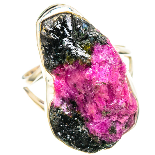 Large Rough Ruby Zoisite Ring Size 10.25 (925 Sterling Silver) RING137153
