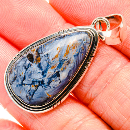 Pietersite Pendant 1 3/4" (925 Sterling Silver) PD36291