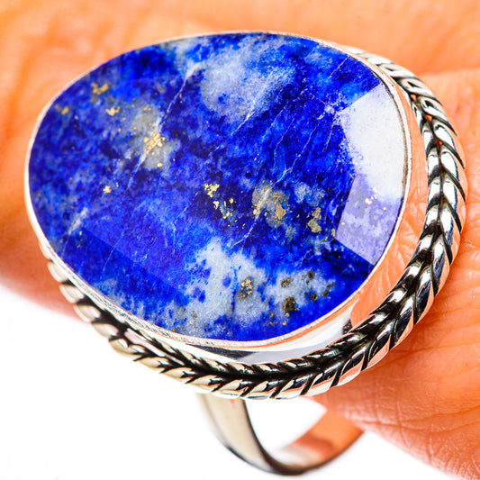 Large Lapis Lazuli Ring Size 12.75 (925 Sterling Silver) RING135762