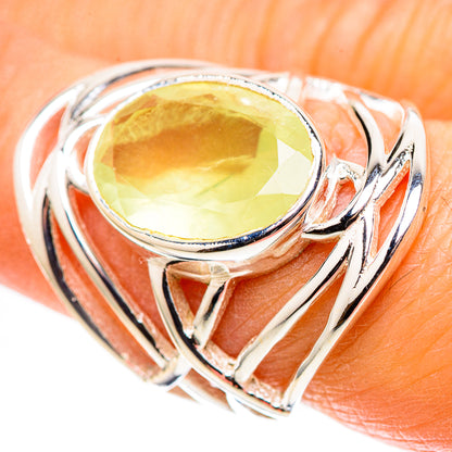 Prehnite 925 Sterling Silver Ring Size 6.25 (925 Sterling Silver) RING137676