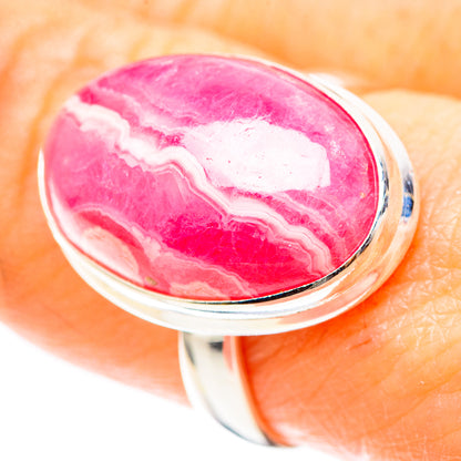 Rhodochrosite 925 Sterling Silver Ring Size 8 (925 Sterling Silver) RING137249