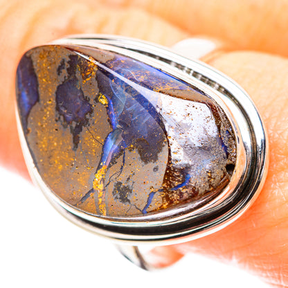 Boulder Opal Ring Size 10.5 (925 Sterling Silver) RING136635