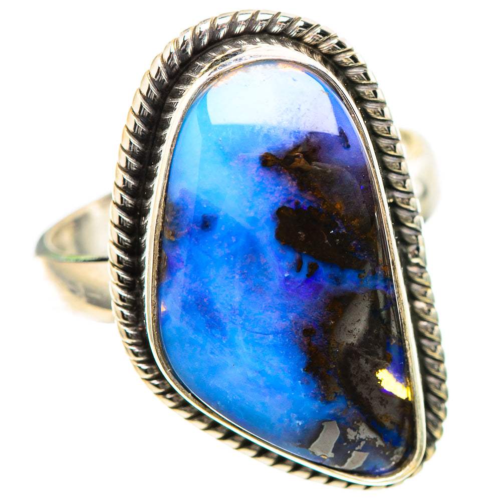 Boulder Opal Ring Size 8 (925 Sterling Silver) RING136660