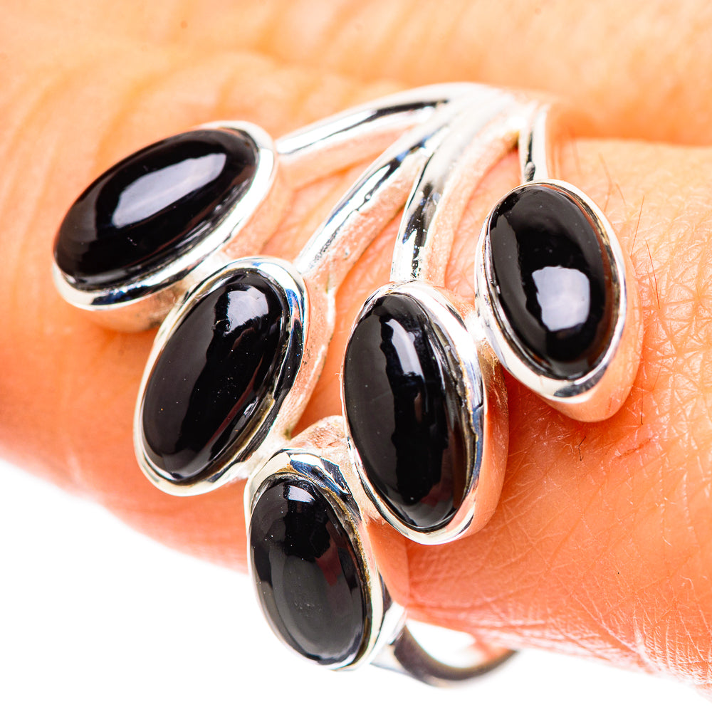 Black Onyx 925 Sterling Silver Ring Size 9.25 (925 Sterling Silver) RING137429