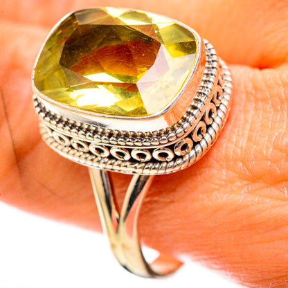 Citrine 925 Sterling Silver Ring Size 10.5 Ana Co R136228