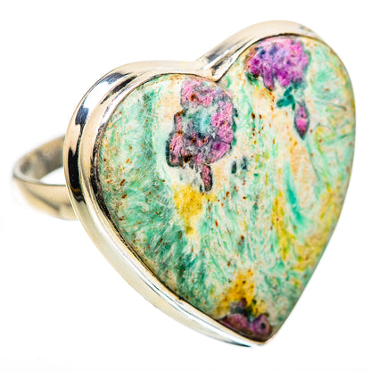 Large Ruby Fuchsite Ring Size 12.5 (925 Sterling Silver) RING135976