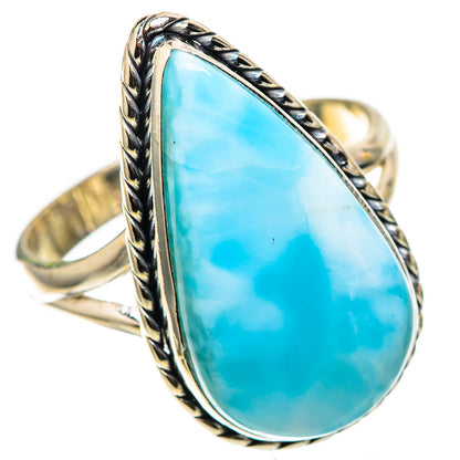 Larimar 925 Sterling Silver Ring Size 10.75 (925 Sterling Silver) RING137646