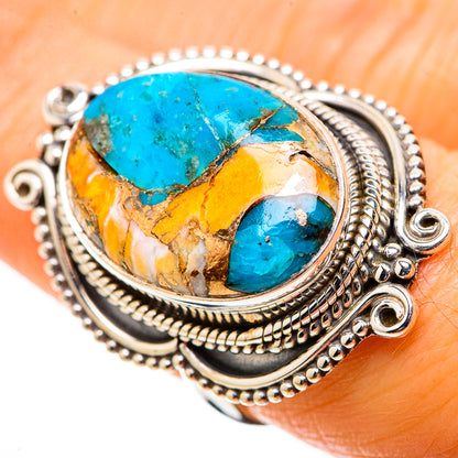 Ana Silver Co Spiny Oyster Turquoise Ring Size 7 (925 Sterling Silver)