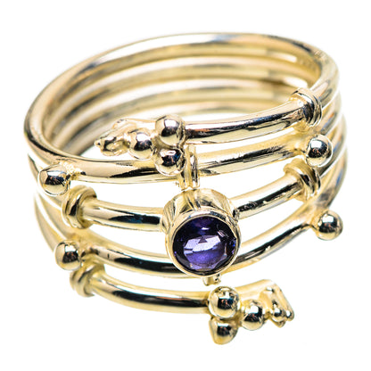 Ana Silver Co Faceted Tanzanite, Rainbow Moonstone Ring Size 7.5 (925 Sterling Silver)