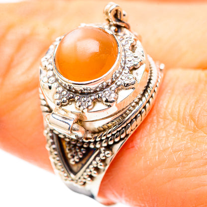 Poison Peach Moonstone 925 Sterling Silver Ring Size 10 (925 Sterling Silver) RING137248