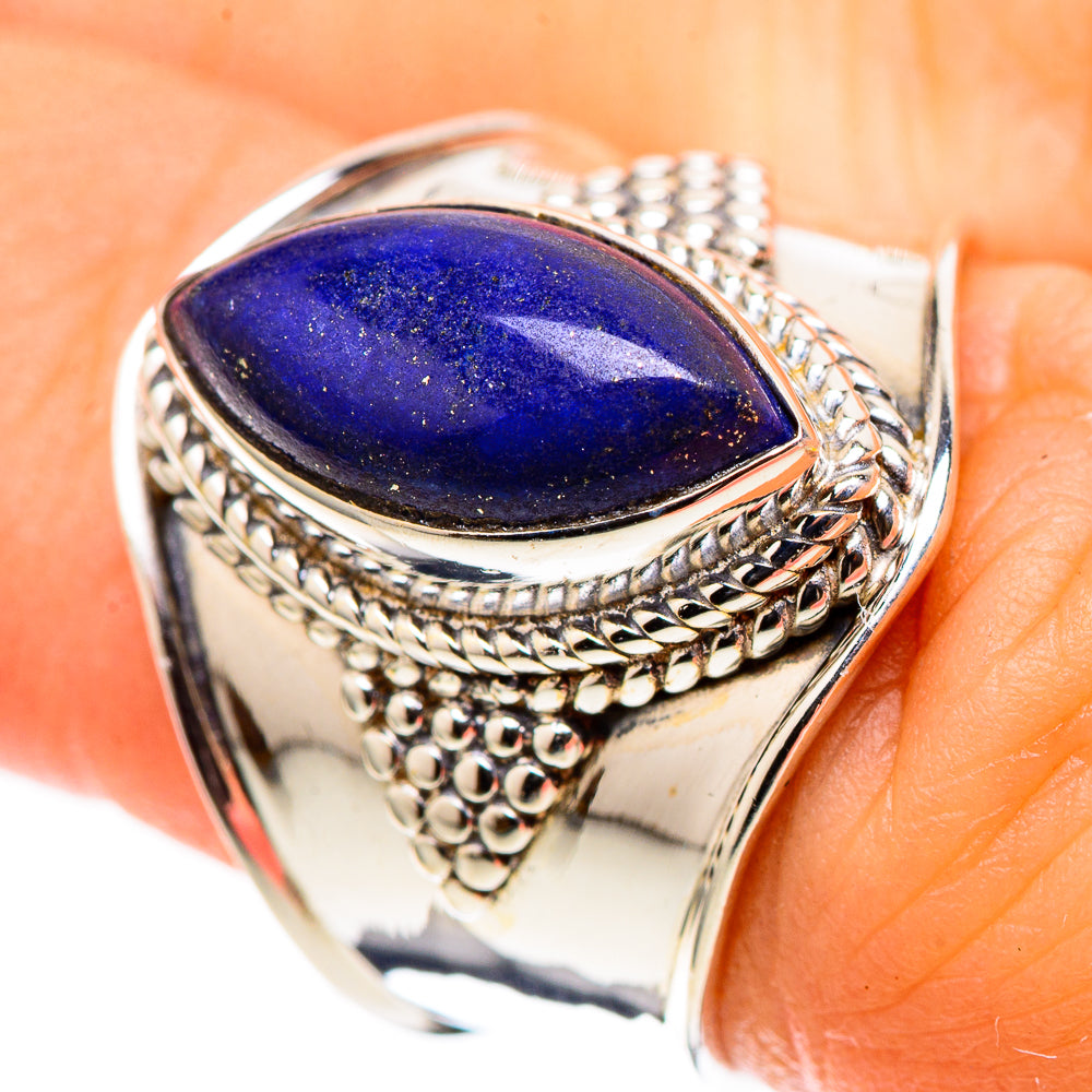 Lapis Lazuli 925 Sterling Silver Ring Size 6.25 (925 Sterling Silver) RING137595